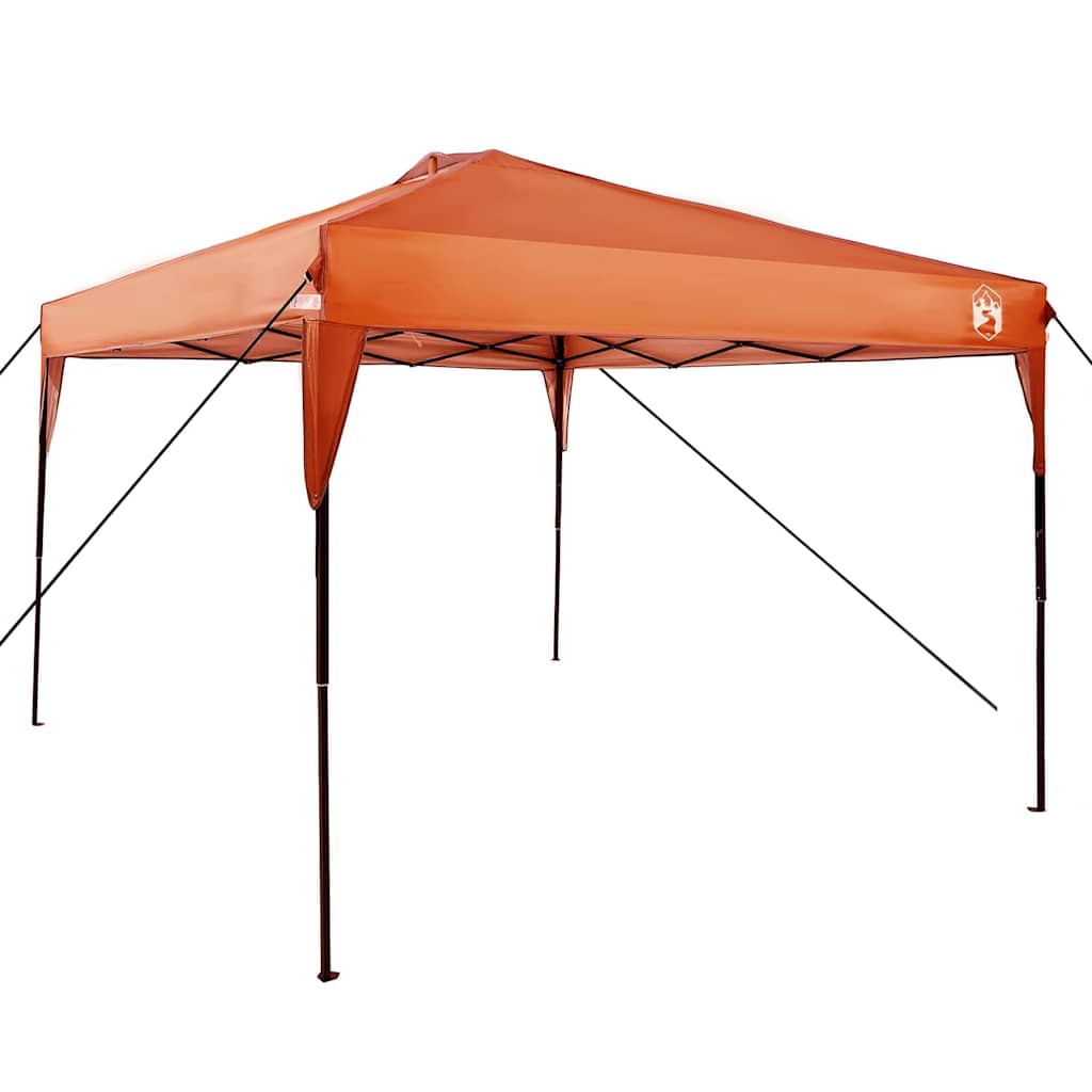 Tenda Gazebo 290 x 290 x 251 cm Arancione Tessuto