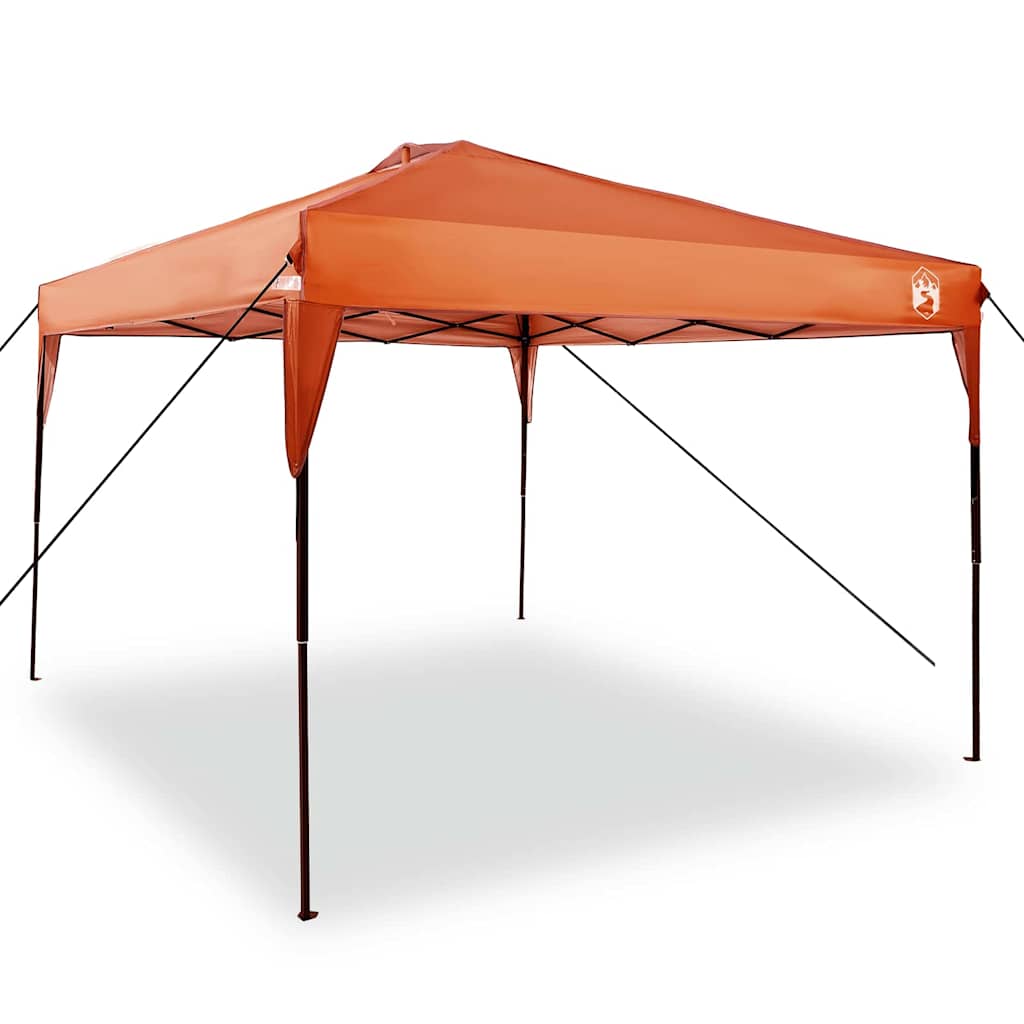 Tenda Gazebo 290 x 290 x 251 cm Arancione Tessuto