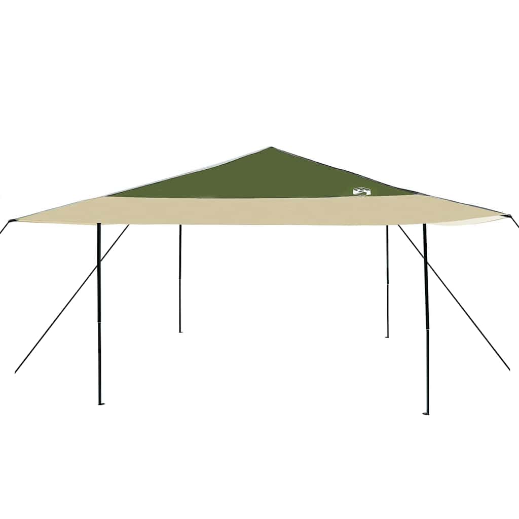 Tenda Gazebo 395 x 395 x 251 cm Verde Tessuto