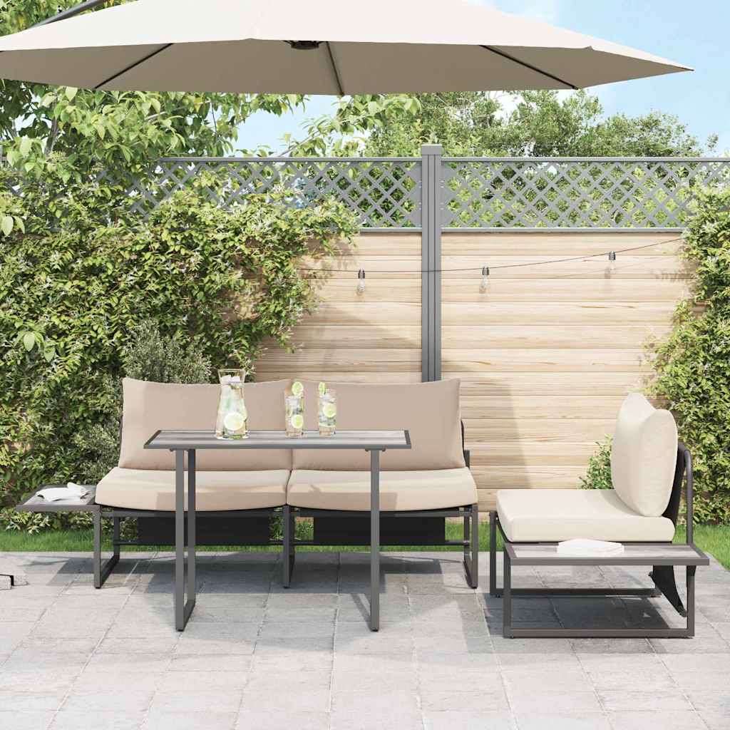 Tavolo da Giardino Grigio 100 x 55 x 70 cm legno