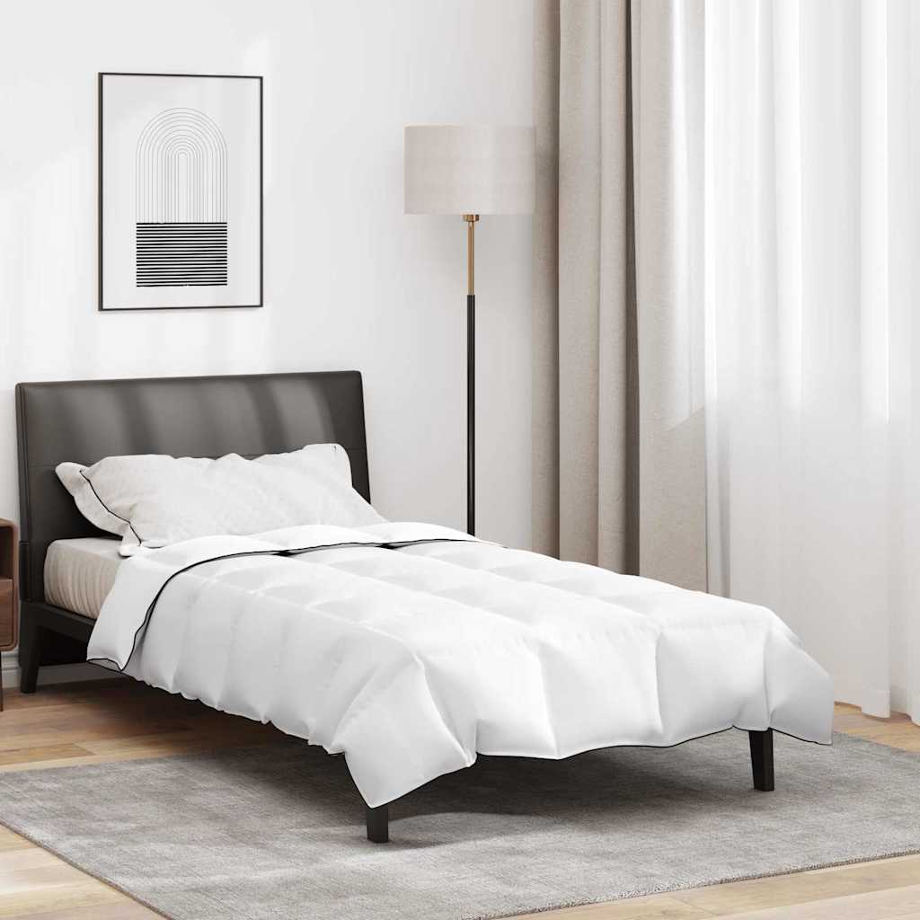 Piumone Invernale 155 x 200 cm Inverno Piuma Bianco Traspirante