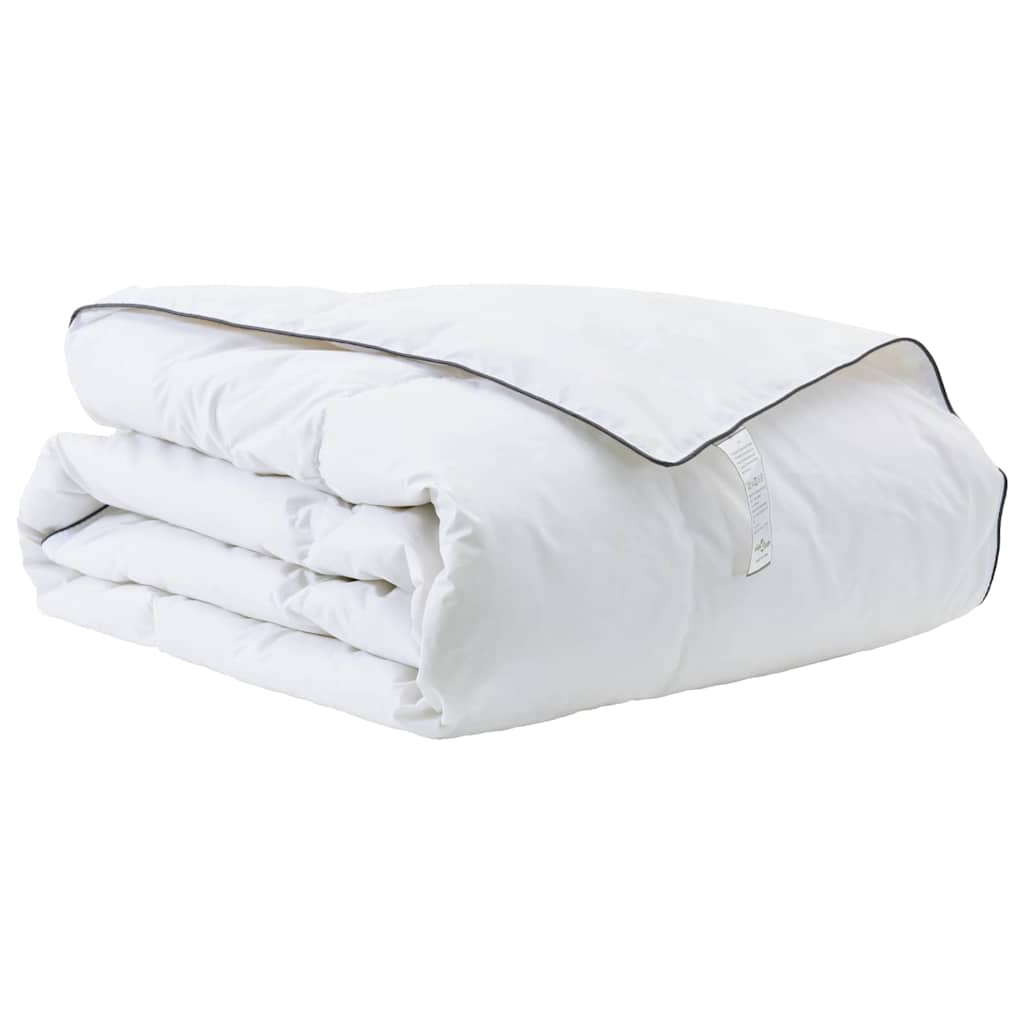 Piumone Invernale 155 x 200 cm Inverno Piuma Bianco Traspirante