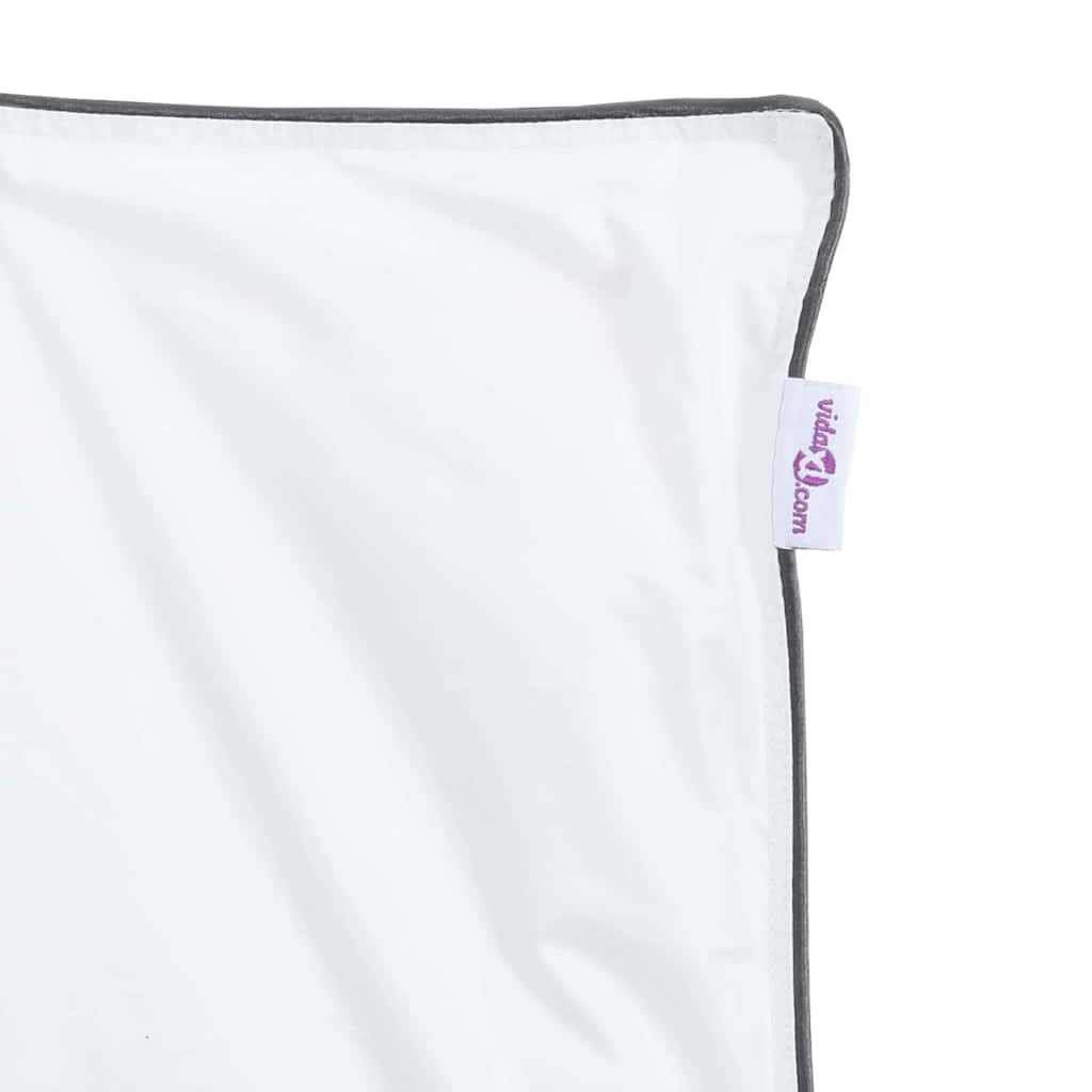 Piumone Invernale 155 x 200 cm Inverno Piuma Bianco Traspirante
