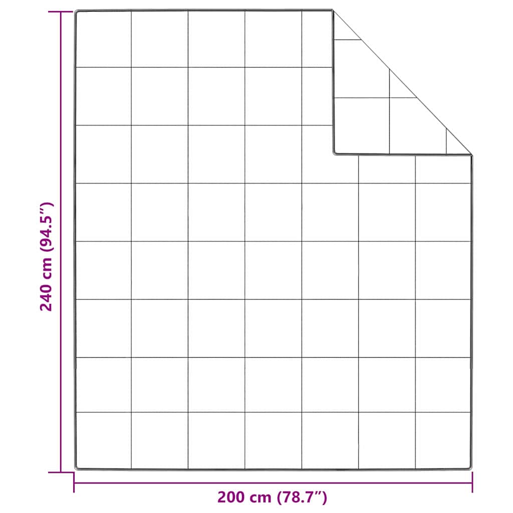 Piumone Invernale 200 x 240 cm Inverno Piuma Bianco Traspirante