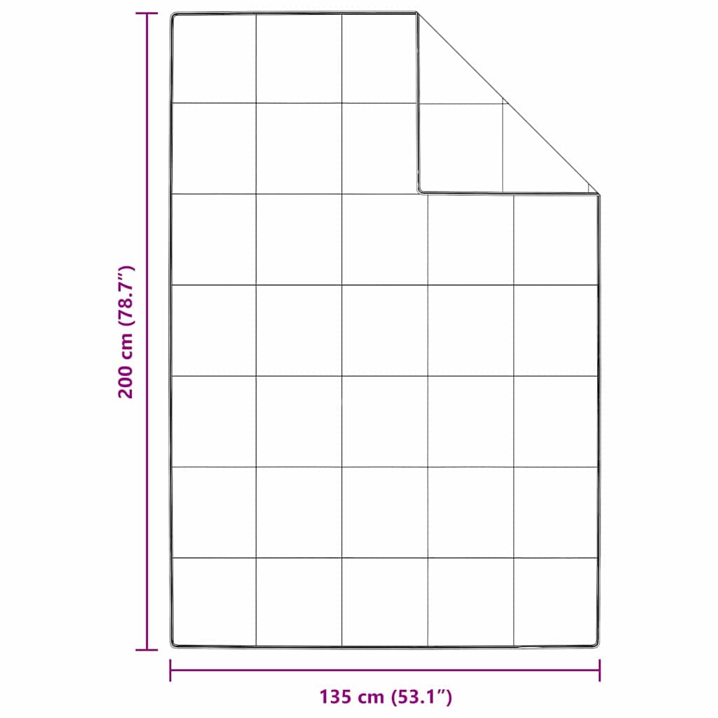 Piumino Letto Estivo 135 x 200 cm Estate Piuma Bianco