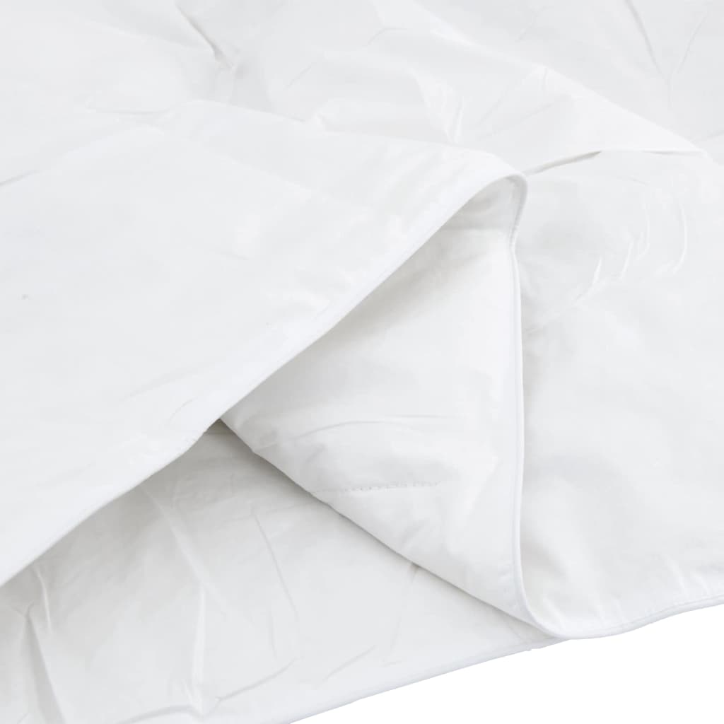 Piumino Letto Estivo 200 x 200 cm Estate Piuma Bianco