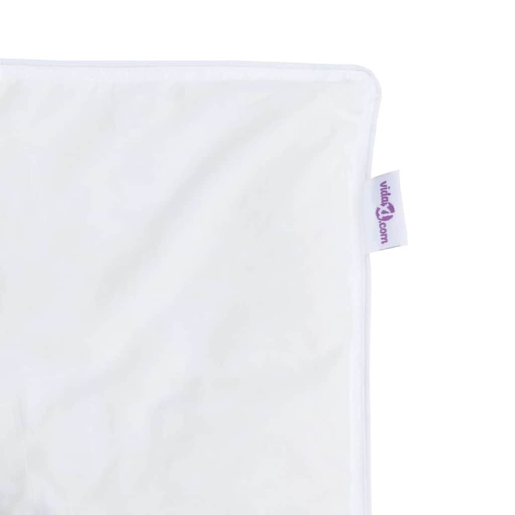 Piumino Letto Estivo 135 x 220 cm Estate Piuma Bianco