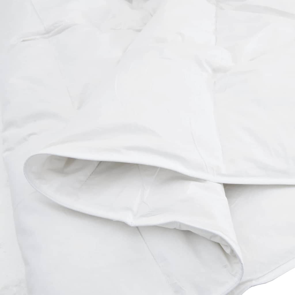 Piumone Invernale 200 x 200 cm Inverno Piuma Bianco Traspirante