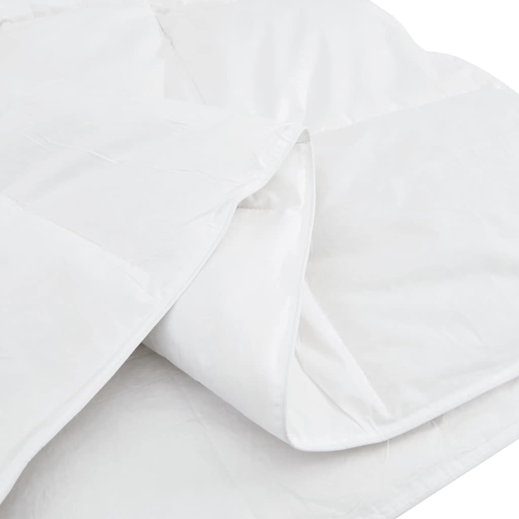 Piumone Invernale 200 x 200 cm Inverno Piuma Bianco Traspirante