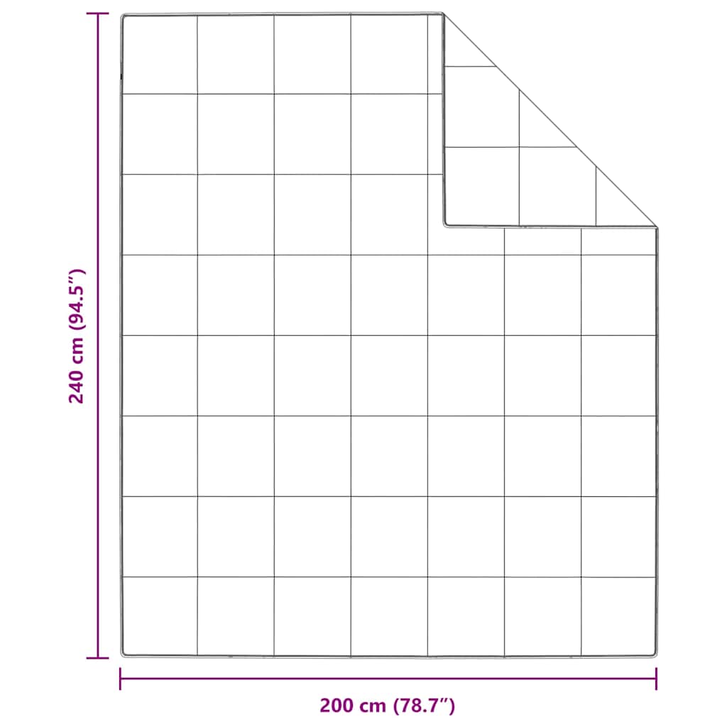 Piumone Invernale 240 x 200 cm Inverno Piuma Bianco Traspirante
