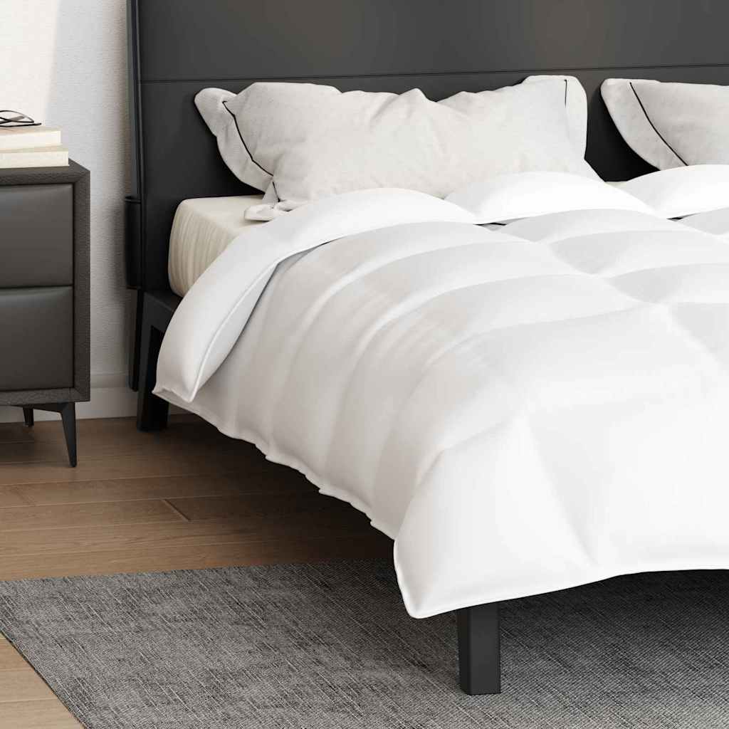 Piumone Invernale 260 x 220 cm Inverno Piuma Bianco Traspirante
