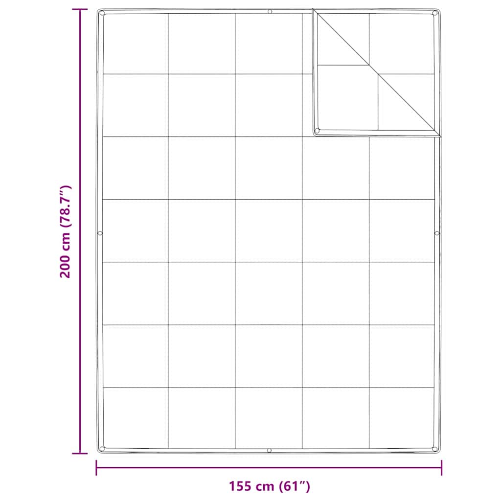Piumone 2-in-1 Bianco 155 x 200 cm Piuma