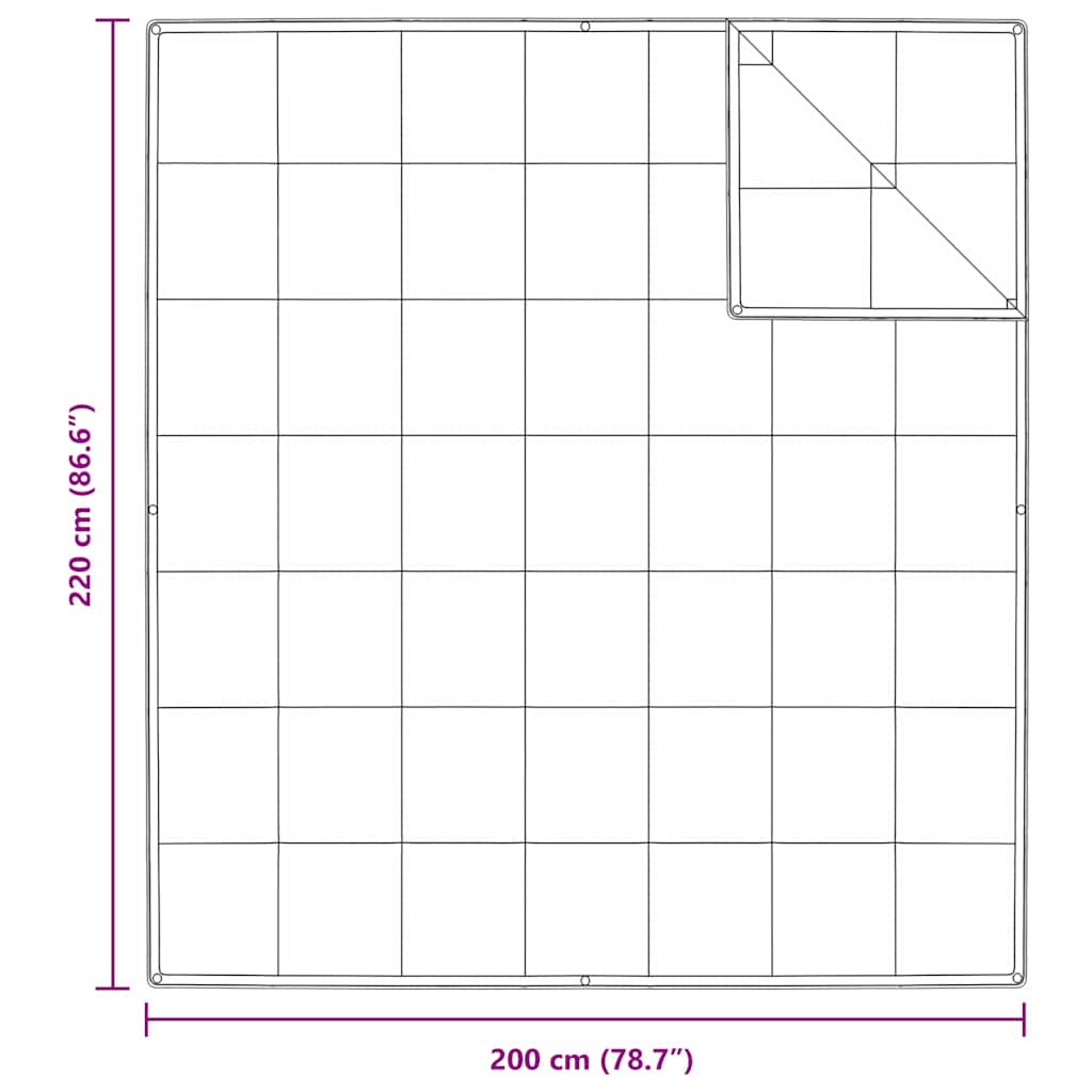 Piumone 2-in-1 Bianco 200 x 220 cm Piuma