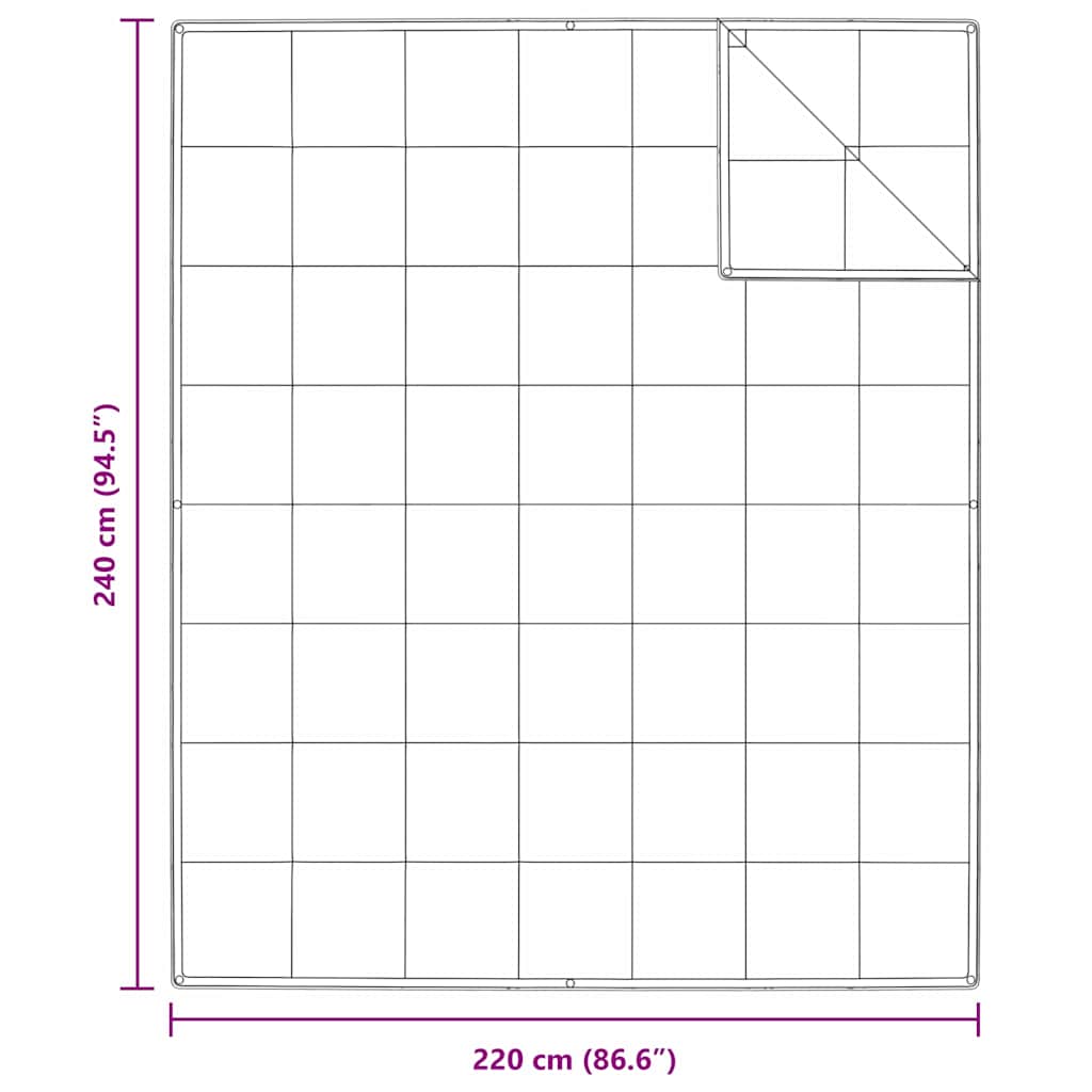 Piumone 2-in-1 Bianco 240 x 220 cm Piuma