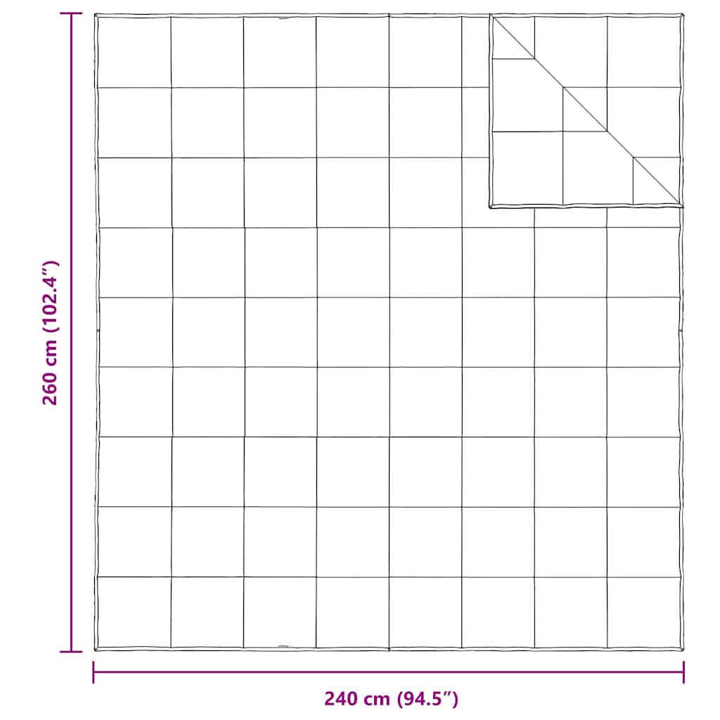 Piumone 2-in-1 Bianco 240 x 260 cm Piuma