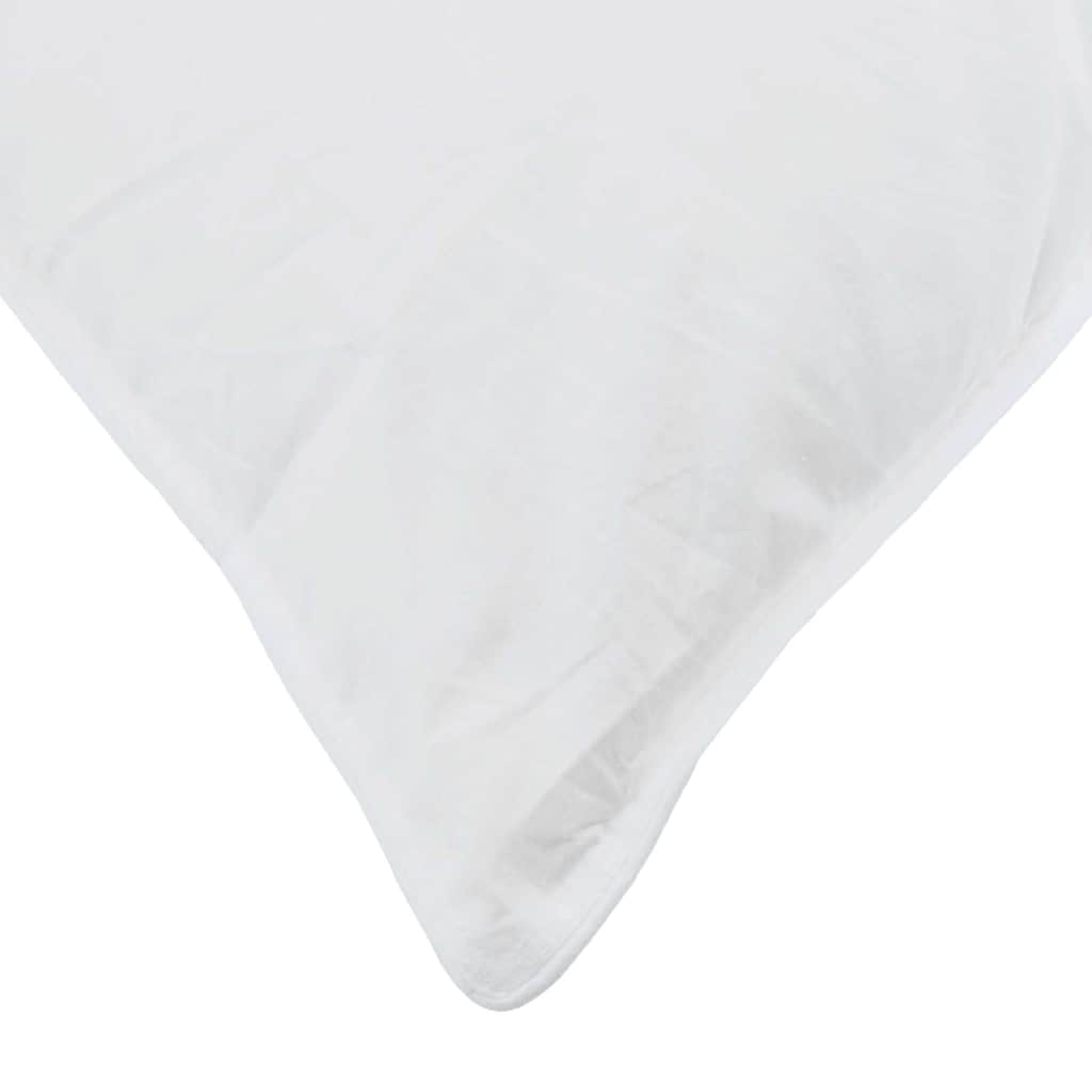 Cuscino con cuscino Bianco 40 x 80 cm Piuma