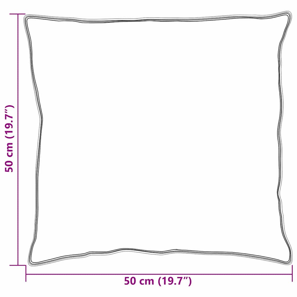 Cuscino con cuscino Bianco 50 x 50 cm Piuma