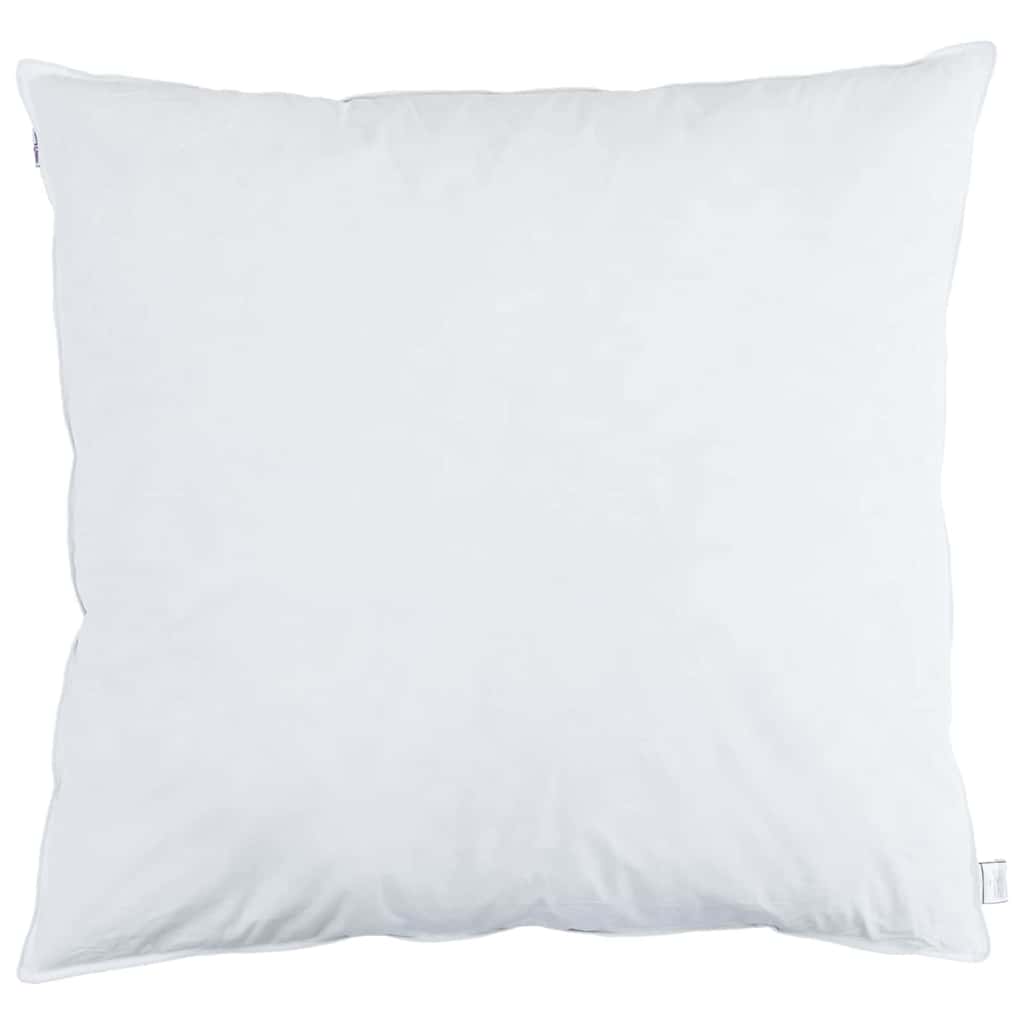 Cuscino con cuscino Bianco 80 x 80 cm Piuma