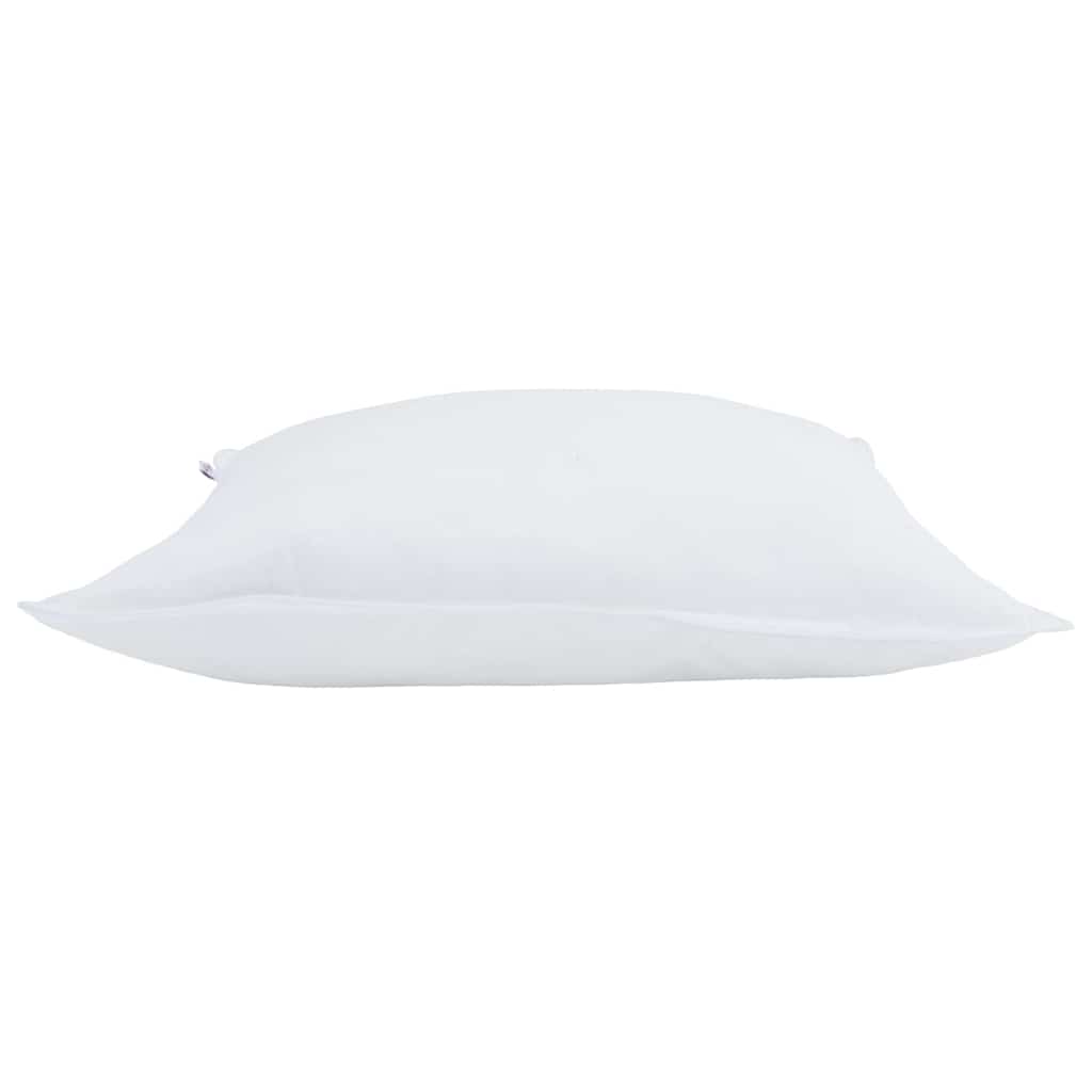 Cuscino 2 pz 40 x 40 cm Piuma Bianco