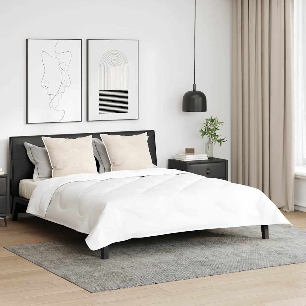 Cuscino 2 pz 80 x 80 cm Piuma Bianco