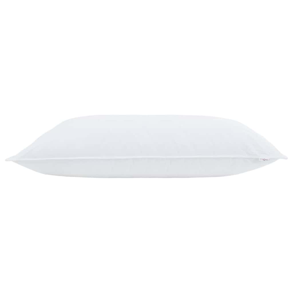 Cuscino 2 pz 40 x 80 cm Cotone Bianco