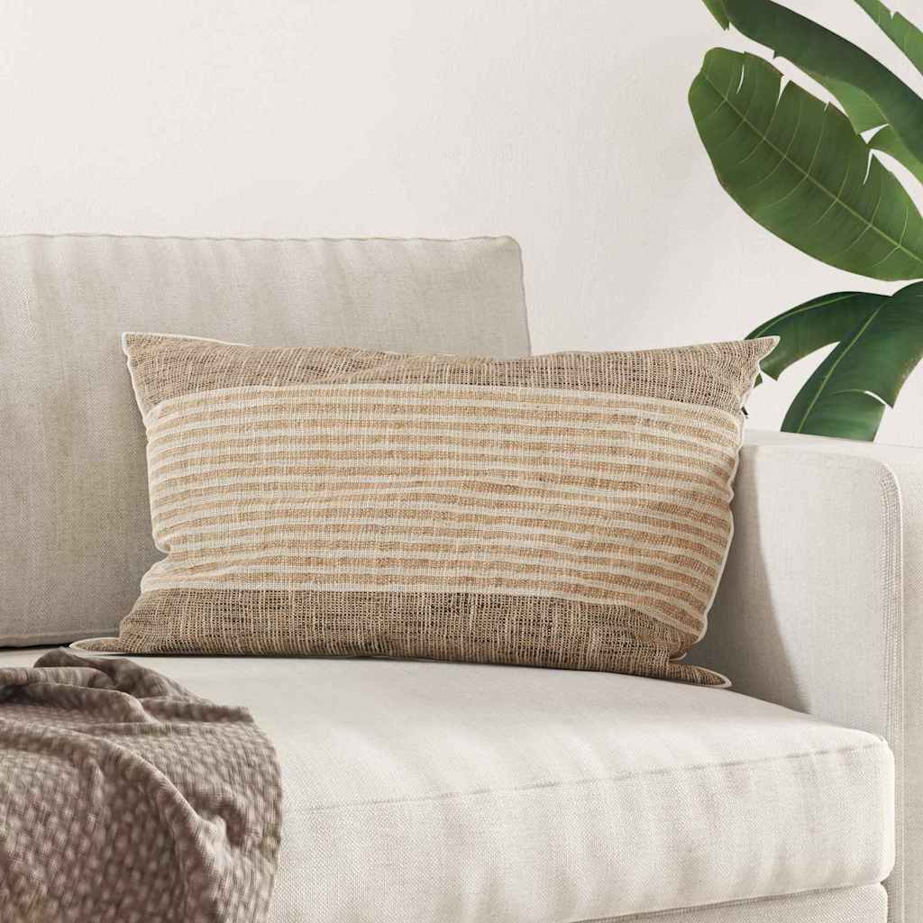Cuscino 2 pz 40 x 80 cm Cotone Bianco