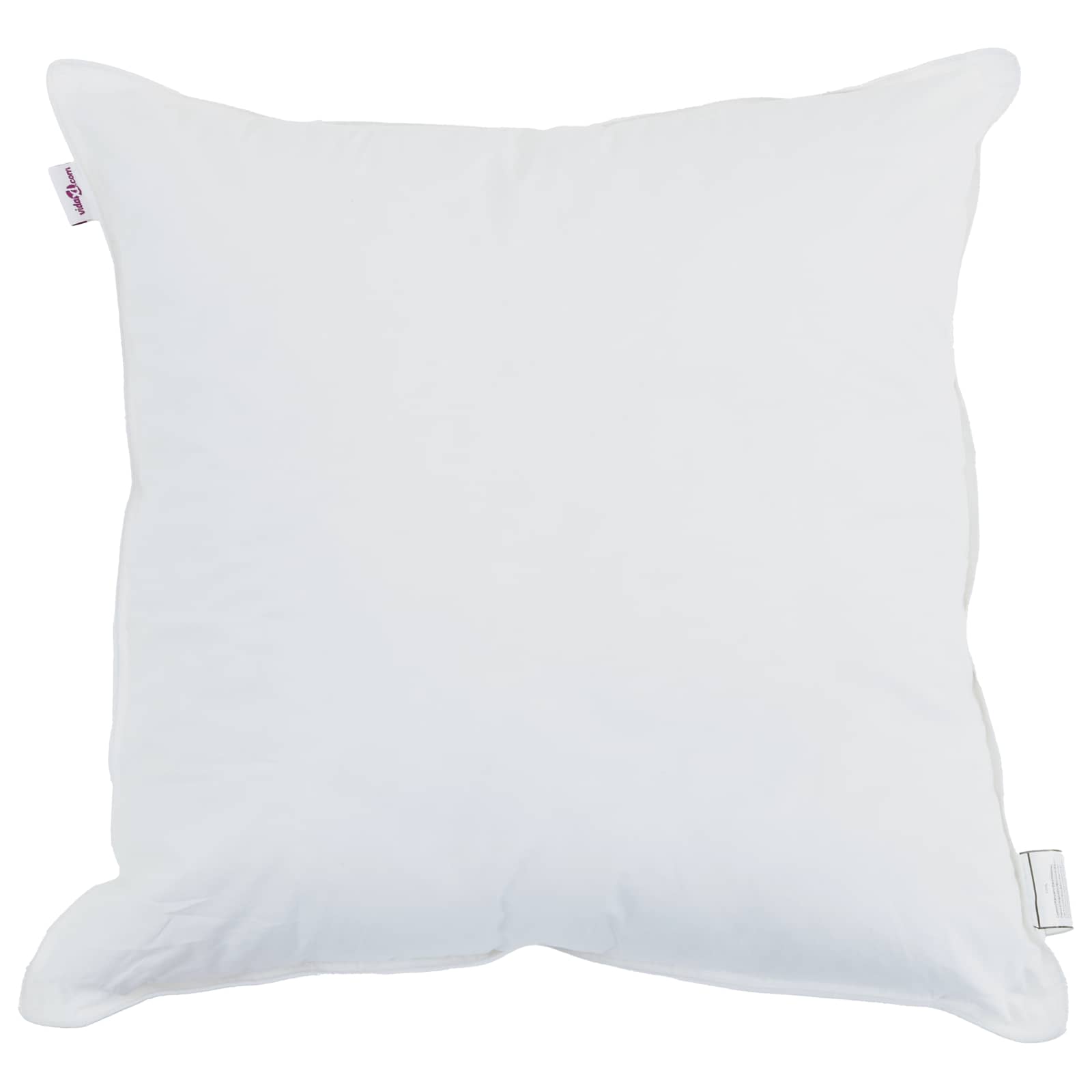 Cuscino 2 pz 80 x 80 cm Cotone Bianco