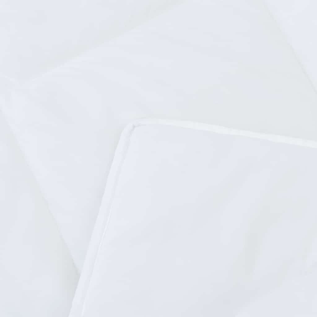 Piumino Letto Estivo 220 x 140 x 3 cm Estate Poliestere Bianco