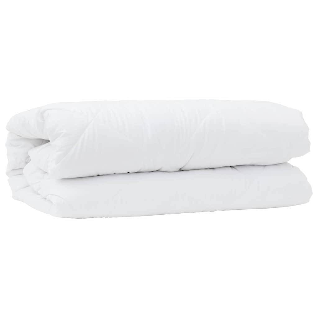 Piumone 2-in-1 200 x 155 x 10 cm Inverno Poliestere Bianco