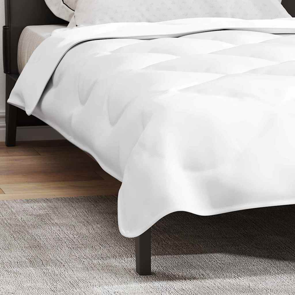 Piumone 2-in-1 200 x 155 x 10 cm Inverno Poliestere Bianco