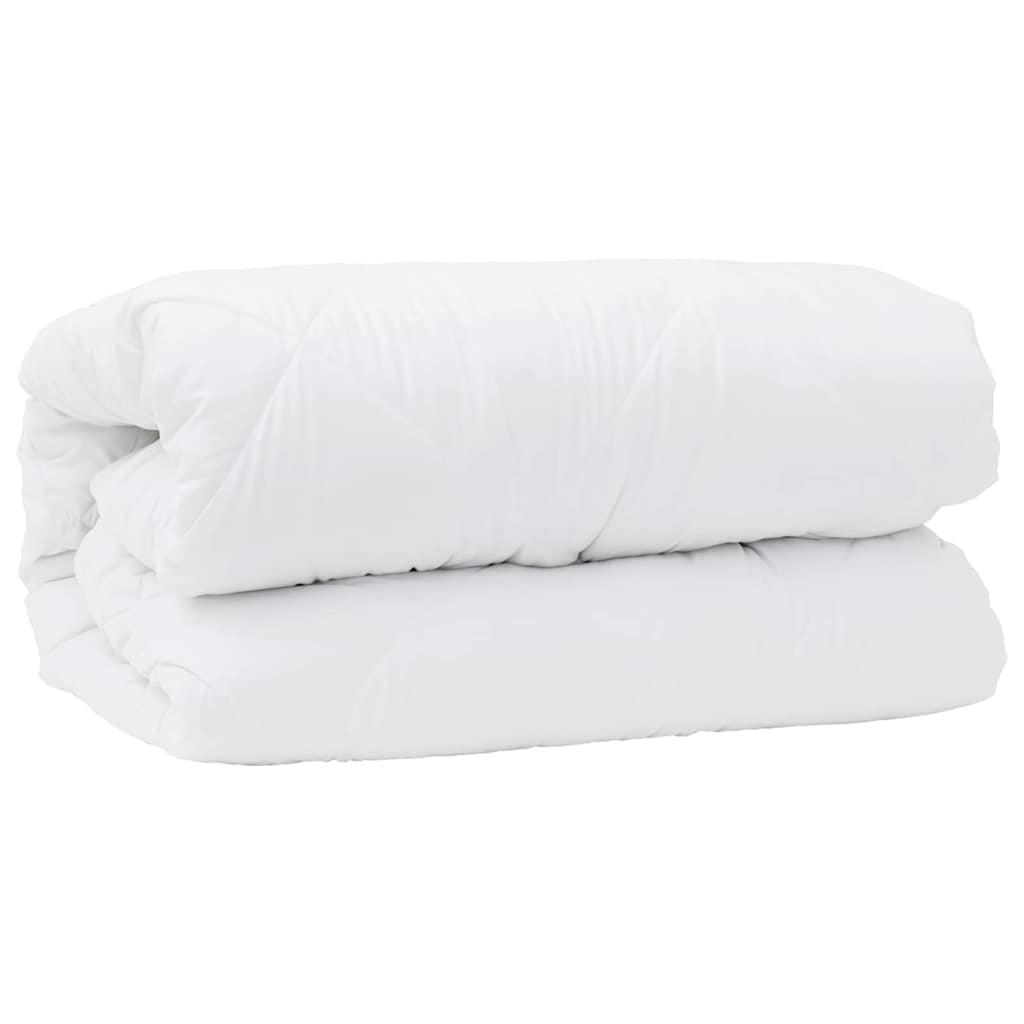 Piumone 2-in-1 201 x 201 x 9 cm Inverno Poliestere Bianco