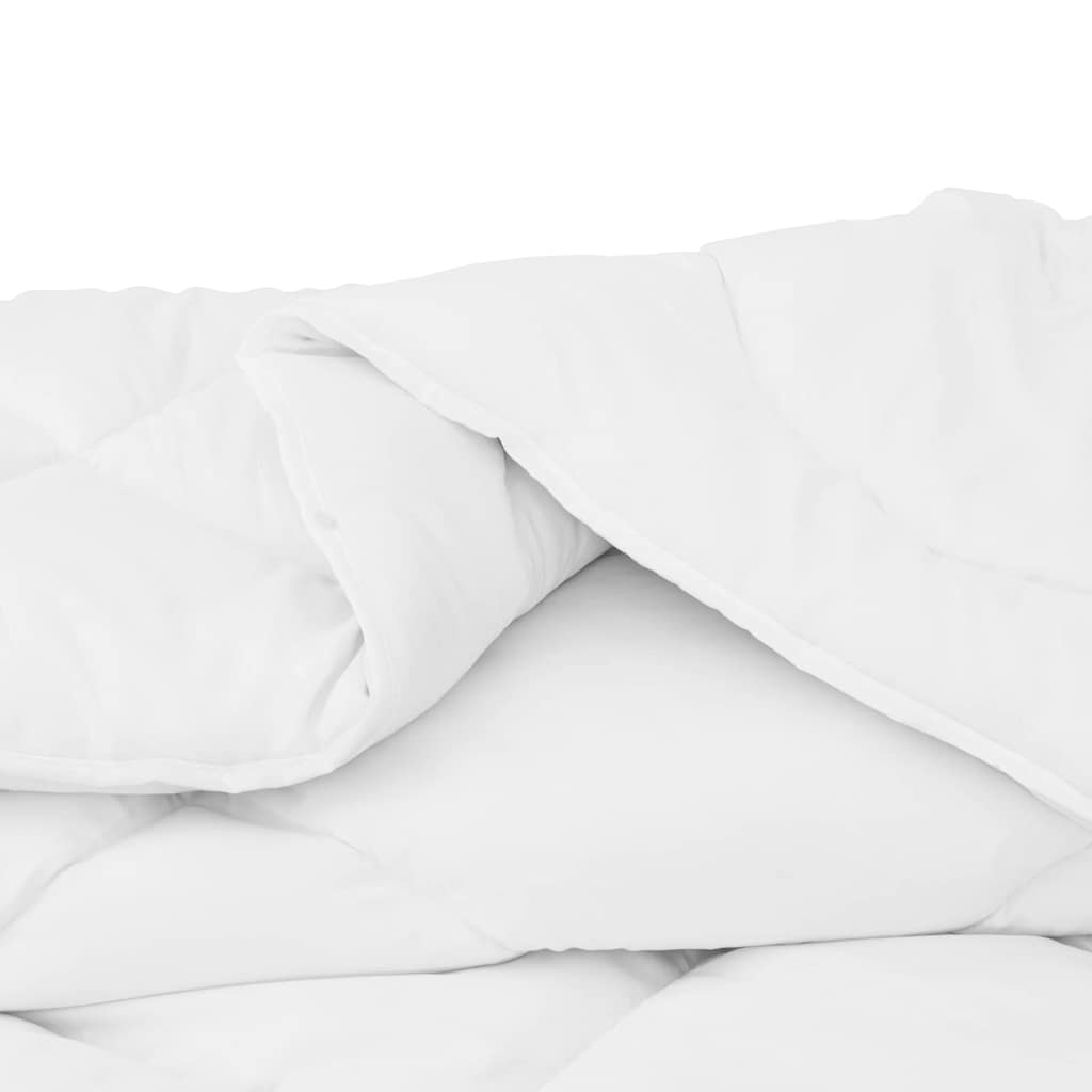 Piumone 2-in-1 220 x 155 x 10 cm Inverno Poliestere Bianco