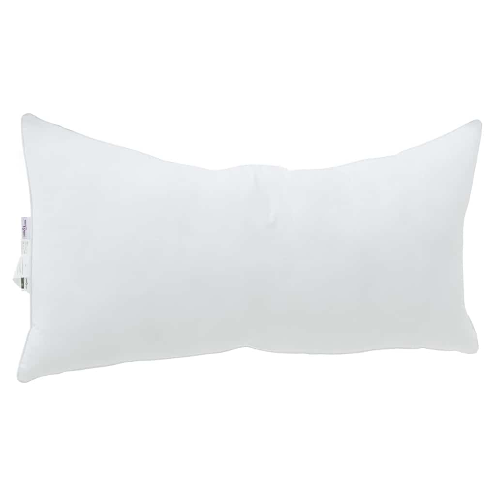 Cuscino 80 x 42 x 20 cm Poliestere Bianco