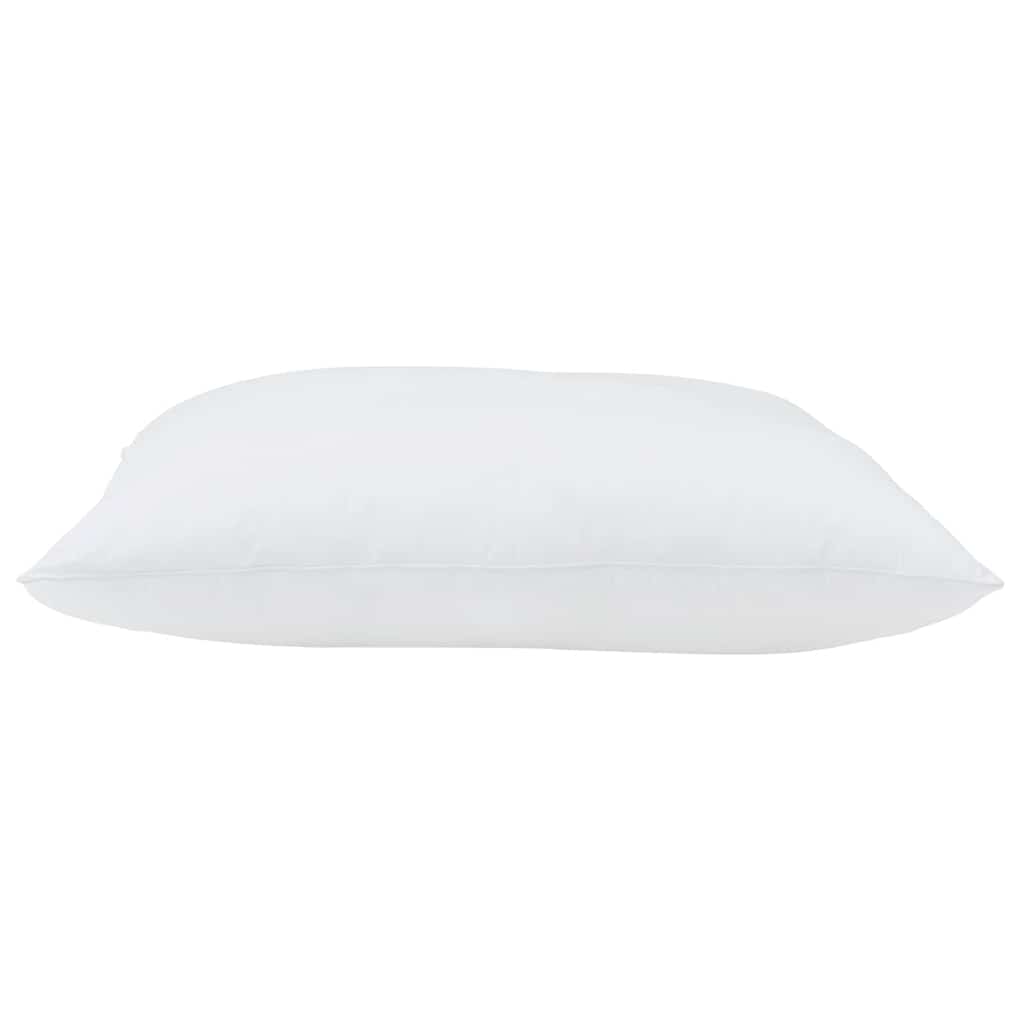 Cuscino 2 pz 60 x 60 x 20 cm Poliestere Bianco