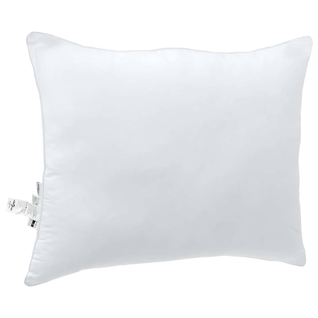 Cuscino 2 pz 70 x 60 x 20 cm Poliestere Bianco