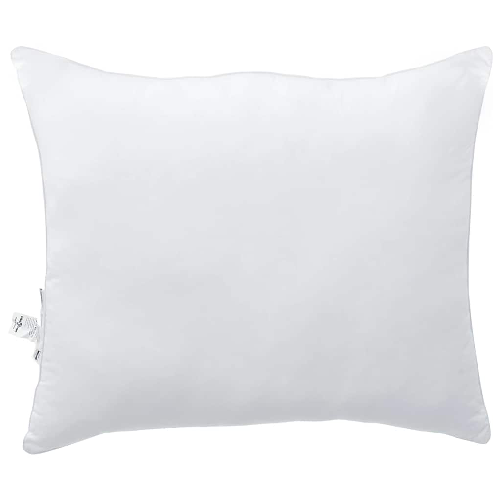 Cuscino 2 pz 70 x 60 x 20 cm Poliestere Bianco