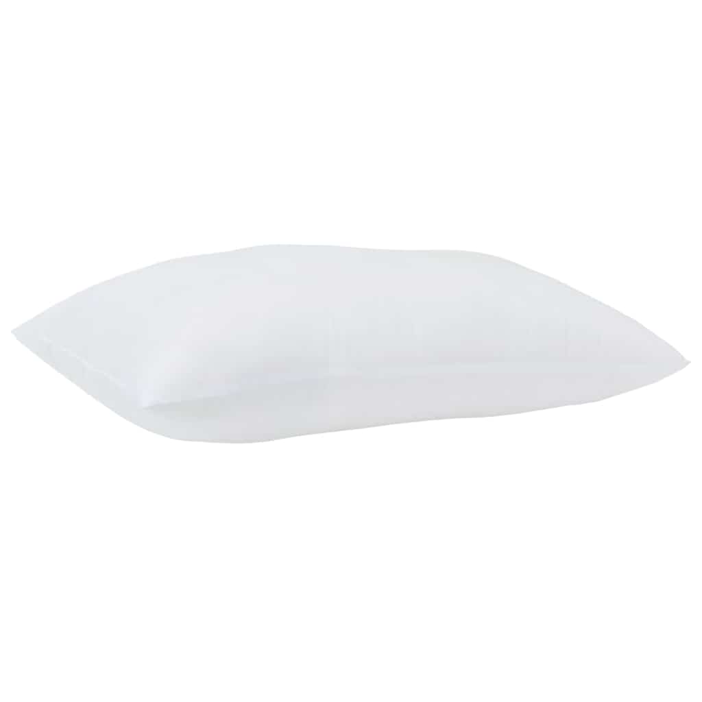 Cuscino 2 pz 51 x 31 x 20 cm Poliestere Bianco