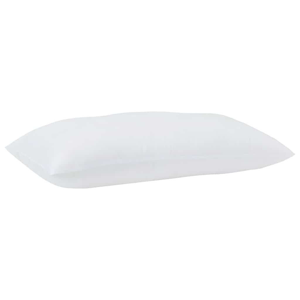 Cuscino 2 pz 81 x 42 x 20 cm Poliestere Bianco