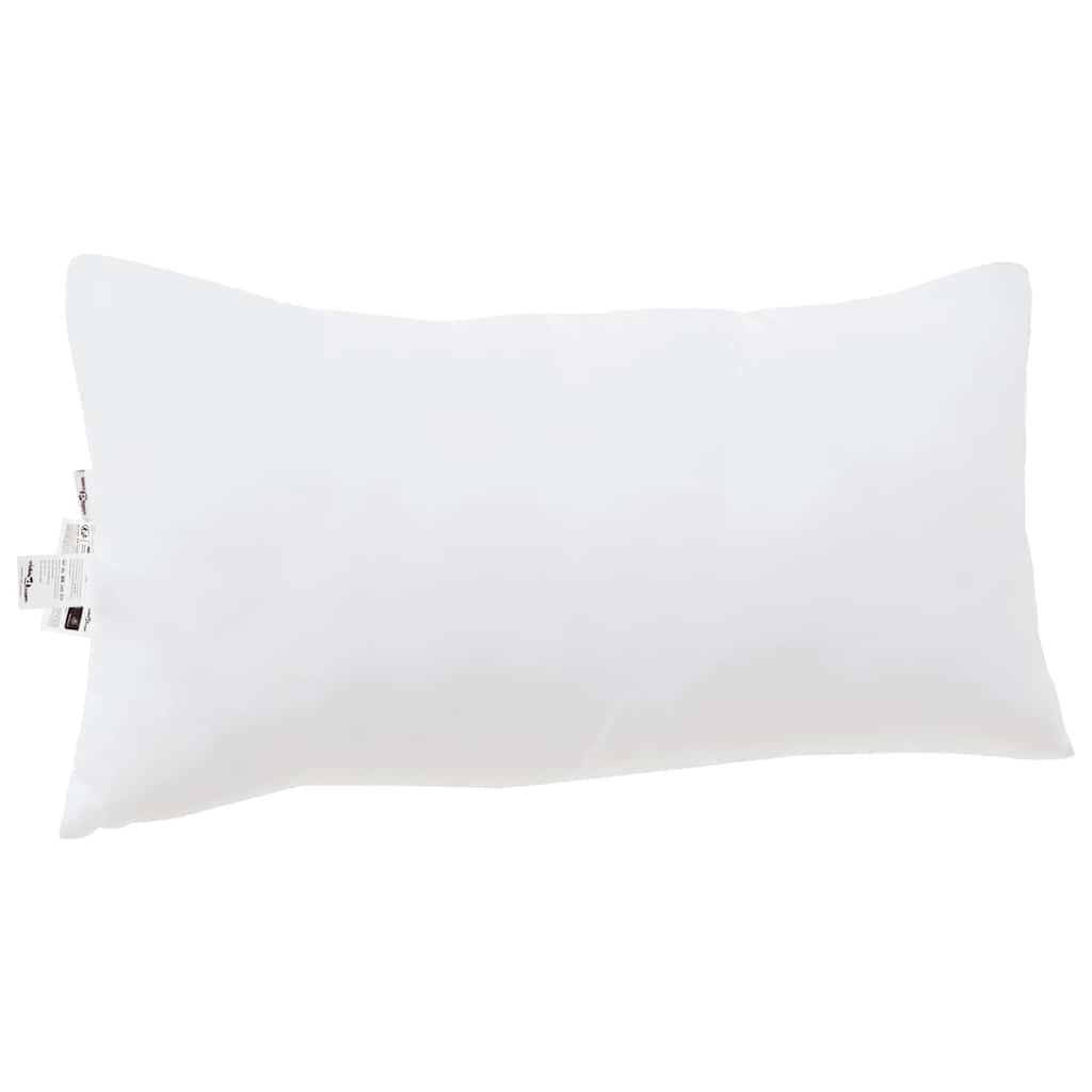 Cuscino 2 pz 81 x 42 x 20 cm Poliestere Bianco