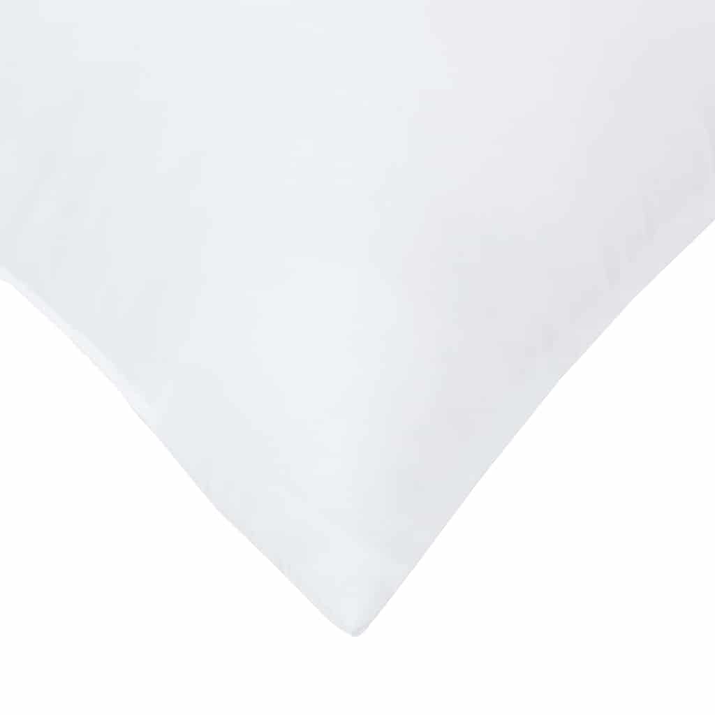 Cuscino 2 pz 81 x 42 x 20 cm Poliestere Bianco