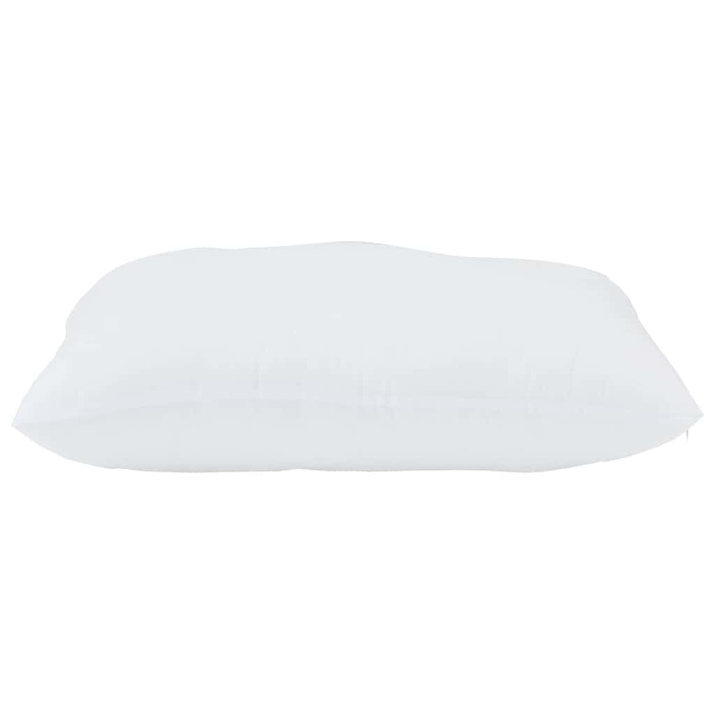 Cuscino 2 pz 51 x 50 x 20 cm Poliestere Bianco