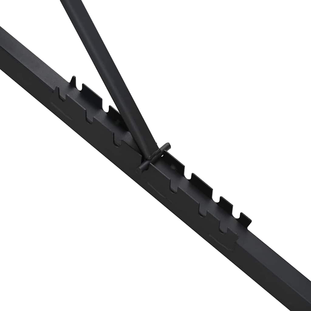 Panca per pesi Nero 131 x 41 x 110 cm