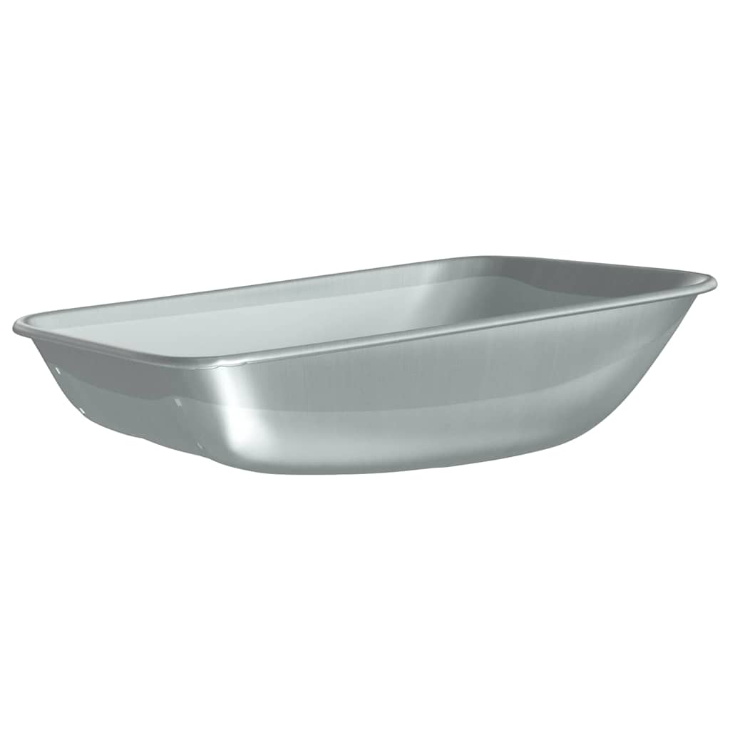 Sostituzione Vassoio Carriola Argento 80 x 60 x 25 cm