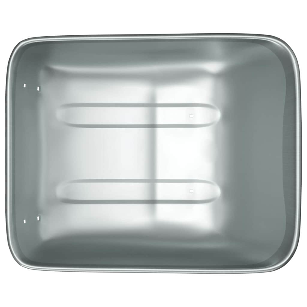 Sostituzione Vassoio Carriola Argento 80 x 60 x 25 cm