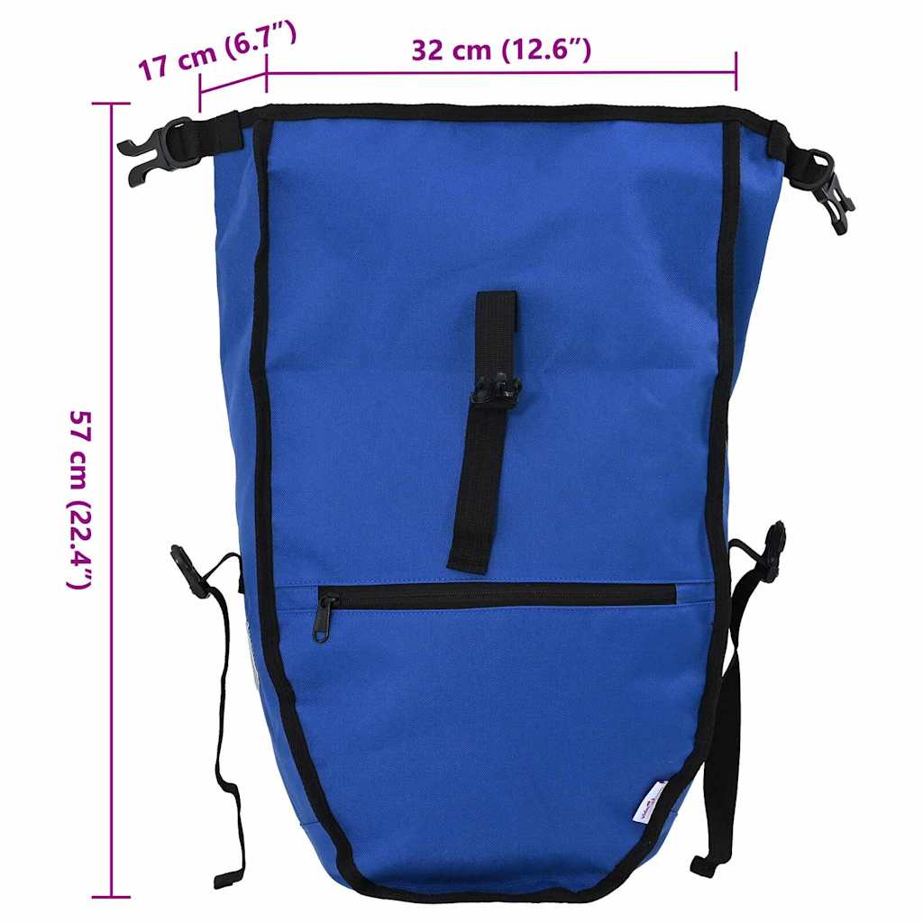 Borsa per biciclette Blu 32,5 x 17 x 57 cm Poliestere