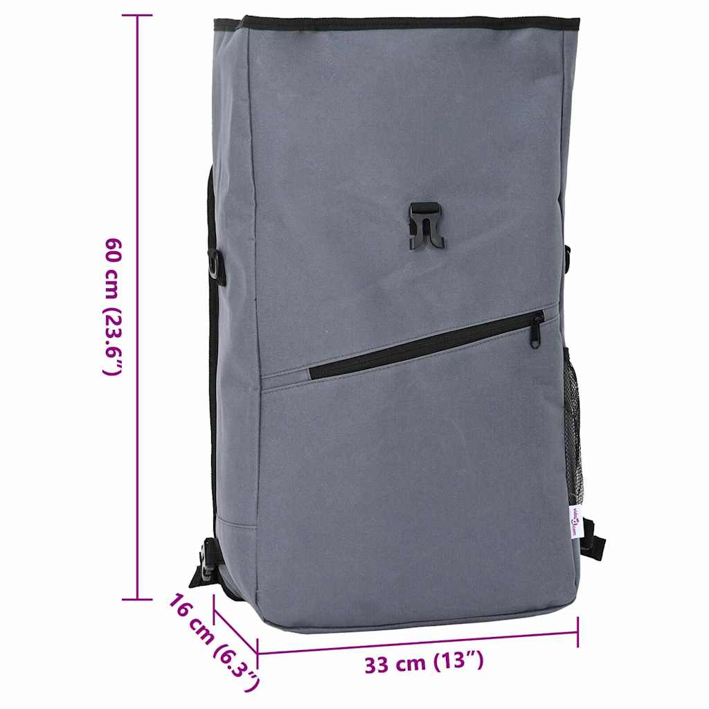 Borsa per biciclette Grigio 33 x 16 x 60 cm Poliestere
