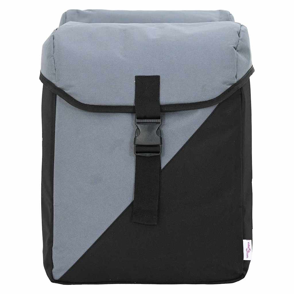 Borsa per biciclette Grigio e Nero 31,5 x 15,5 x 40 cm