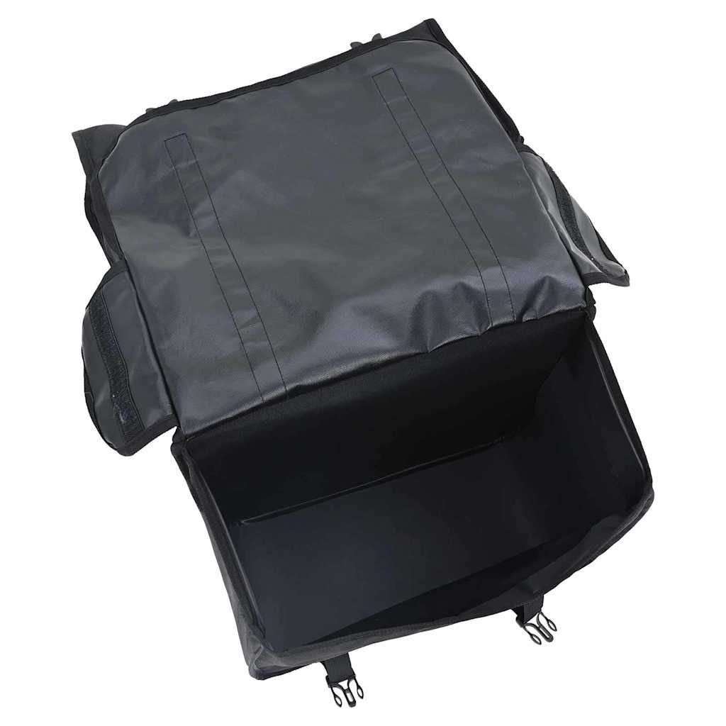 Borsa per biciclette Grigio e Nero 31,5 x 15,5 x 40 cm