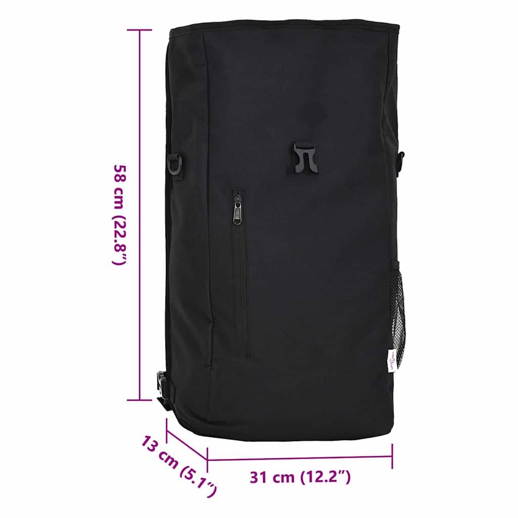 Borsa per biciclette Nero 31 x 13 x 58 cm Poliestere