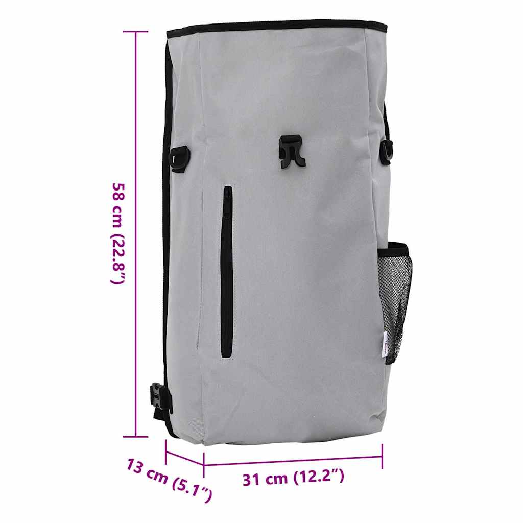 Borsa per biciclette Grigio 31 x 13 x 58 cm Poliestere